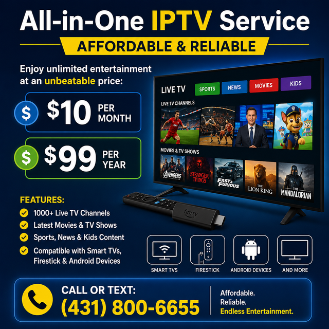 All-in-One TV Service – Affordable & Reliable