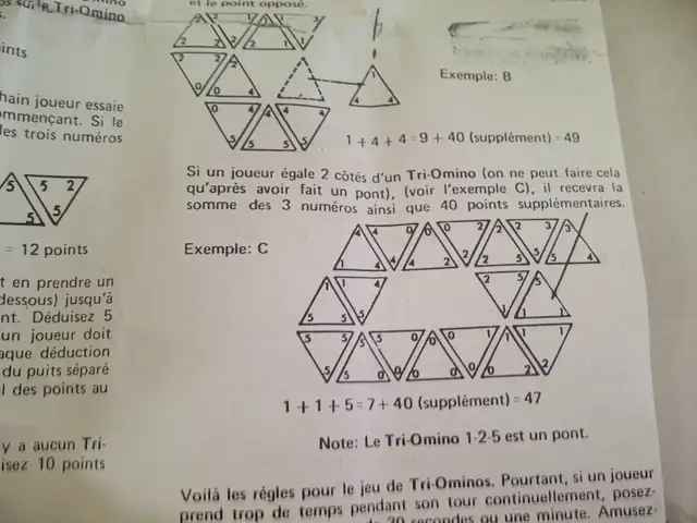 LE JEU TRIOMINOS POUR 2à6 JOUEURS SES INSTRUCTIONS: $15.00 - Photo 3
