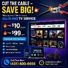 All-in-One TV Service – $99/Year