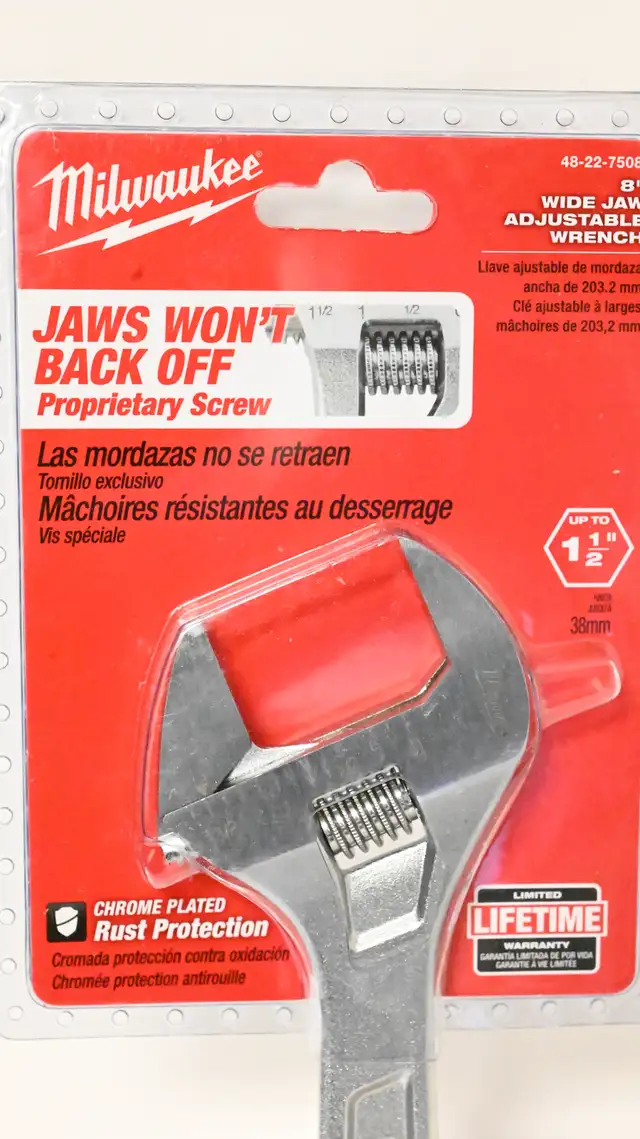 Milwaukee Adjustable Wrench 48-22-7508 Brand New - Photo 2
