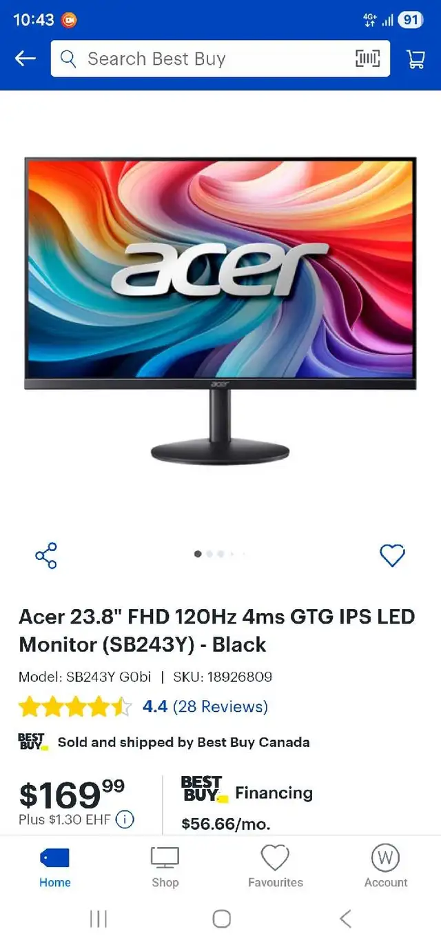 ACER COMPUTER MONITOR - Photo 3