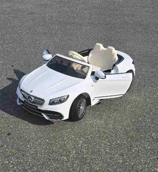 Kids Ride Along Car - 12V Mercedes Maybach S650 Toy Car