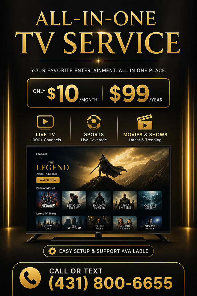 Affordable TV Service – $10/Month | Unlimited Entertainment