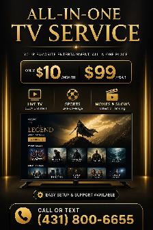 Affordable TV Service – $10/Month | Unlimited Entertainment