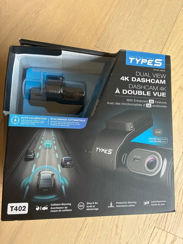 4K dashcam Type S Dual View new in box AI 32 GB - Photo 7