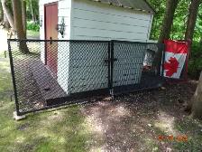 STEEL DRIVEWAY GATE