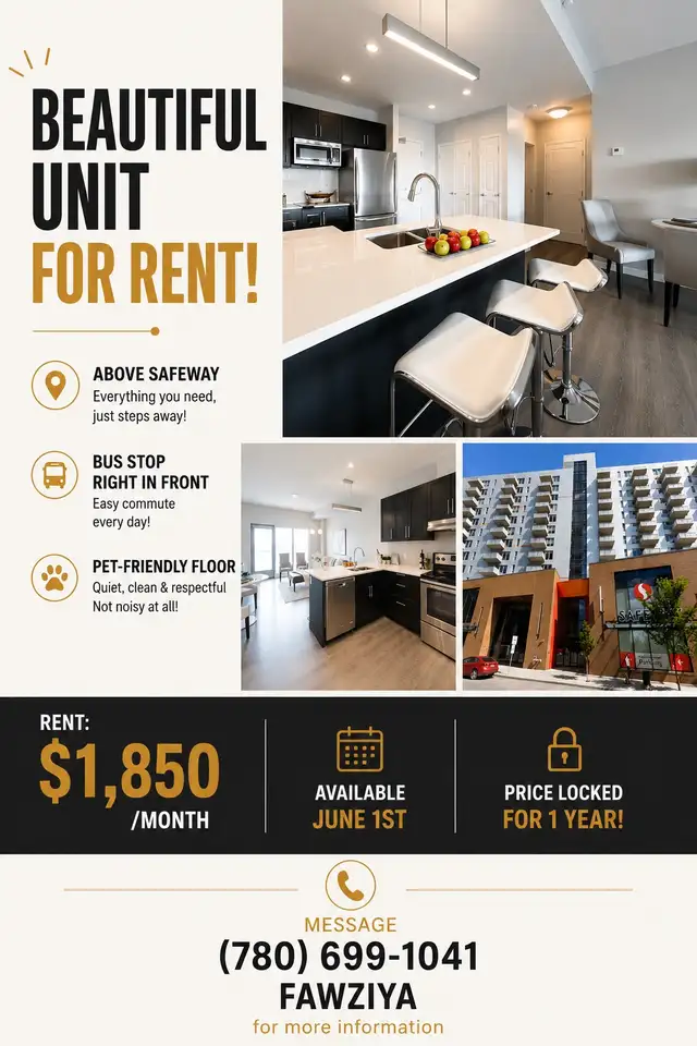 $1,850 | Modern Unit Above Safeway | Pet-Friendly | June 1 - Photo 2