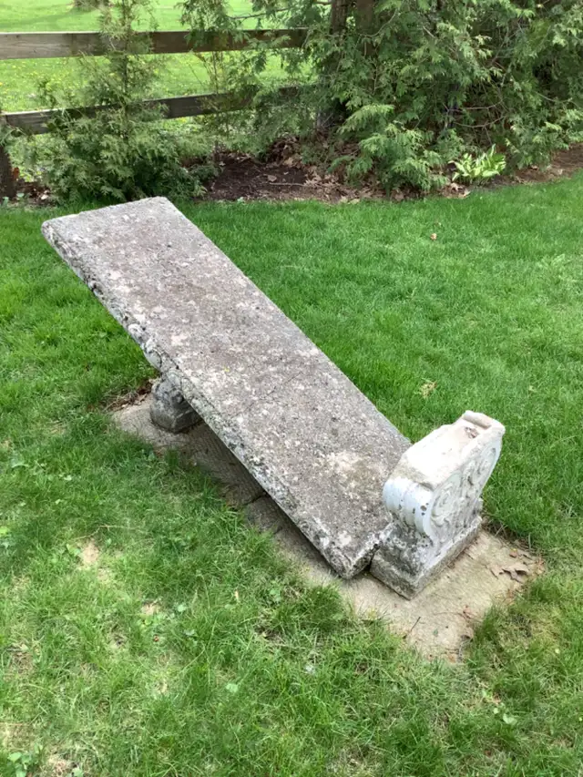Cement bench