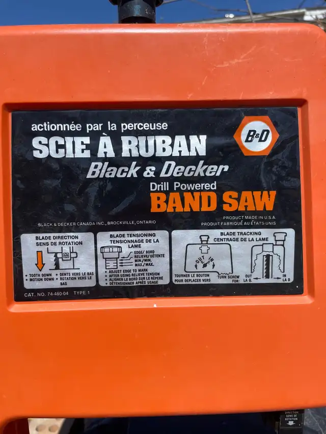 Black and Decker Band Saw