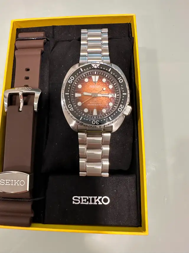 Special Edition Seiko Turtle   Automatic Watch Japan Made