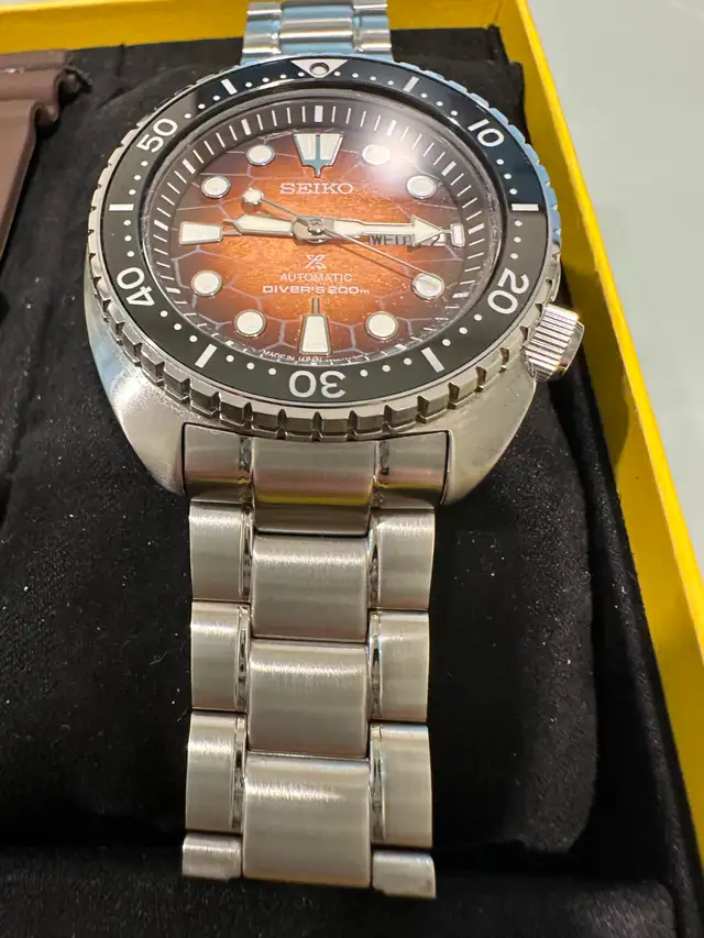 Special Edition Seiko Turtle   Automatic Watch Japan Made - Photo 6