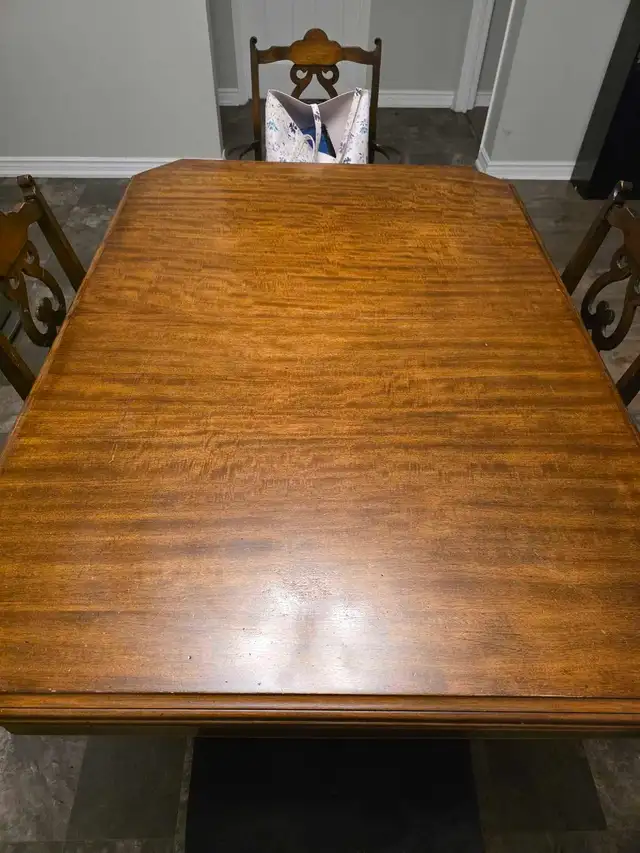 100 year old 6 chair dining set - Photo 3