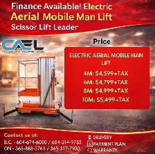 Finance! New Cael Electric Aerial Mobile Man Lift Scissor Lift L