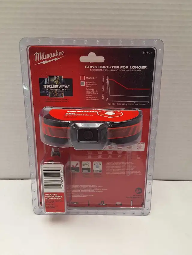 Milwaukee 2116-21 Redlithium Beacon Hard Hat Light 600L NEW - Photo 2