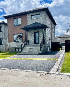 Neuf- Appartement au sous-sol à louer 3 1/2 - 4 electros inclus