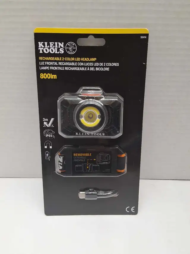 Klein 56414 2 Color LED Headlamp 800 Lumens NEW