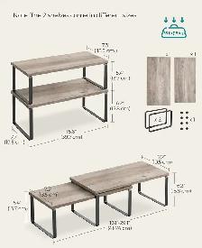 4-Piece Expandable Cabinet & Countertop Organizer Shelf Set - Photo 2
