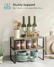 4-Piece Expandable Cabinet & Countertop Organizer Shelf Set - Photo 5