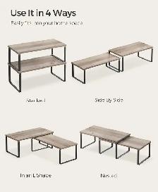 4-Piece Expandable Cabinet & Countertop Organizer Shelf Set - Photo 7