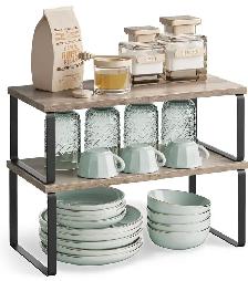 4-Piece Expandable Cabinet & Countertop Organizer Shelf Set - Photo 8