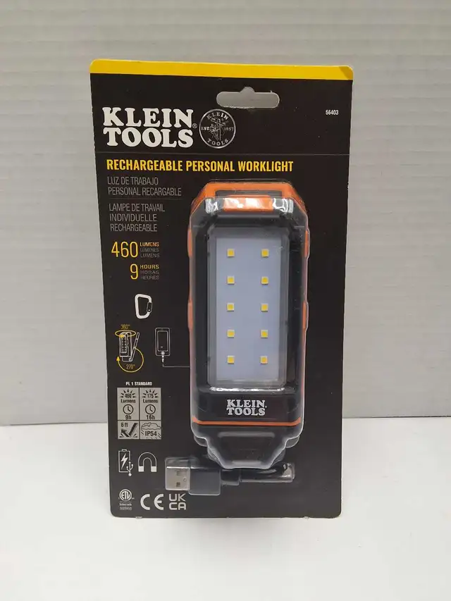 Klein 56403 Rechargeable Personal Worklight NEW
