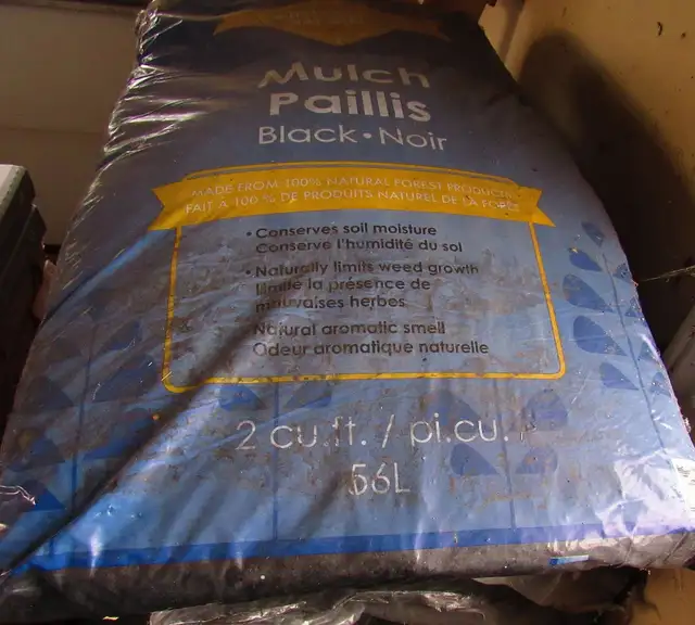 80.00 Black Mulch 56 L x18 bags for 40.00