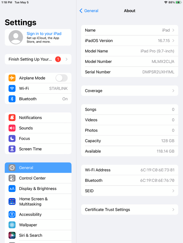 iPad Pro 9.7-inch 128GB - Fully Functional / AS-IS - Photo 5