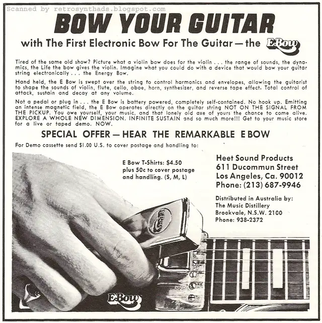 Ebow Plus Guitar Effect Synthesizer - Photo 4