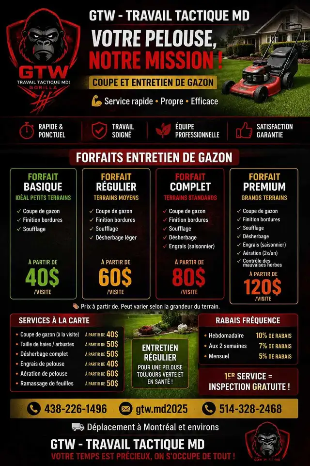 entretien paysager