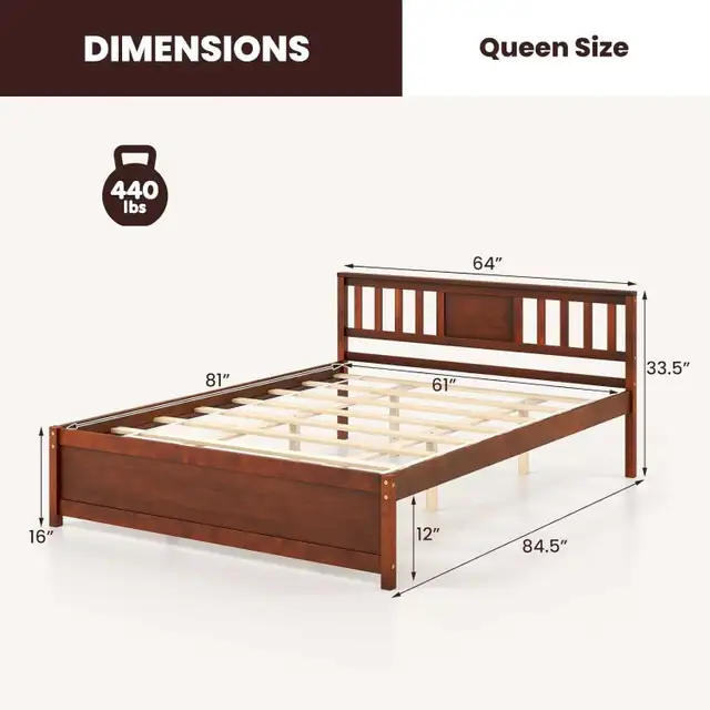 PRICE DROP BRAND NEW QUEEN SIZED BED FRAME - Photo 2