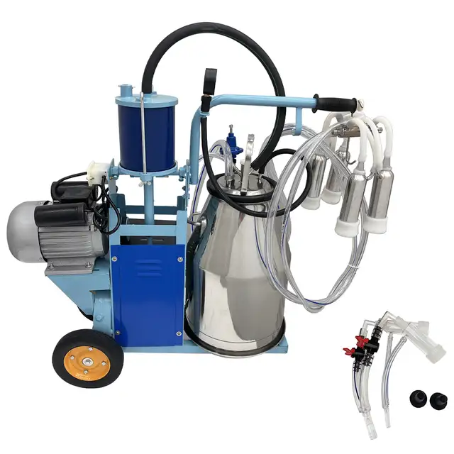 25L Piston Electric Milking Machine 304SS Bucket Farm 170683 - Photo 10