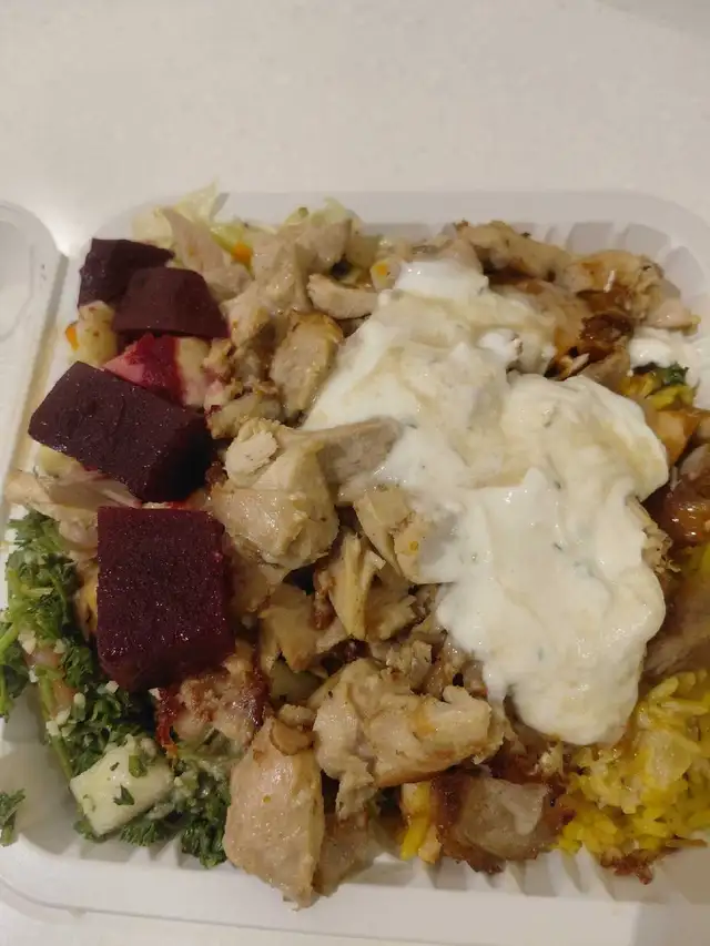 Markham mall food court Greek food looking for helper