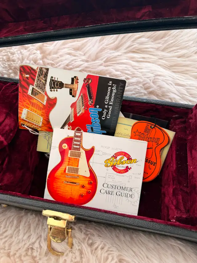 GORGEOUS Historic R8 Gibson Les Paul PERFECT PLAIN TOP - Photo 6