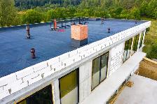 flat roof torcher and labor needed