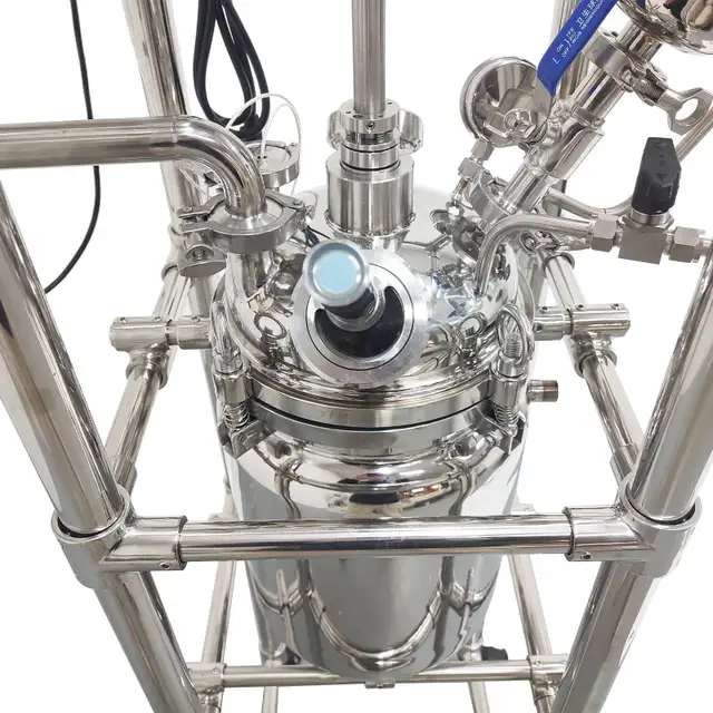 110V Stainless Steel Double-Layer Reaction Kettle 10L 220582 - Photo 8