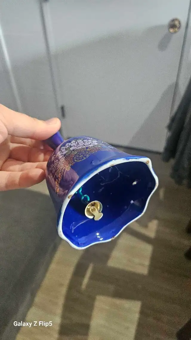 Porcelaine Bleu Cobalt (cloche et porte-dents) - Photo 6