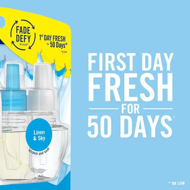 Febreze Odor-Eliminating Fade Defy PLUG Air Freshener - Photo 2