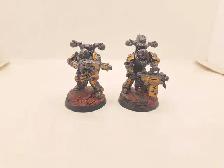 Warhammer 40k 2 Iron Warriors /w Heavy Weapons Battle Ready