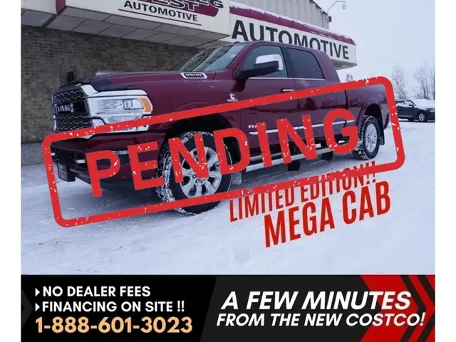 2022 Dodge Ram 2500 LIMITED MEGA CAB CUMMINS 4X4 W/9900GVW