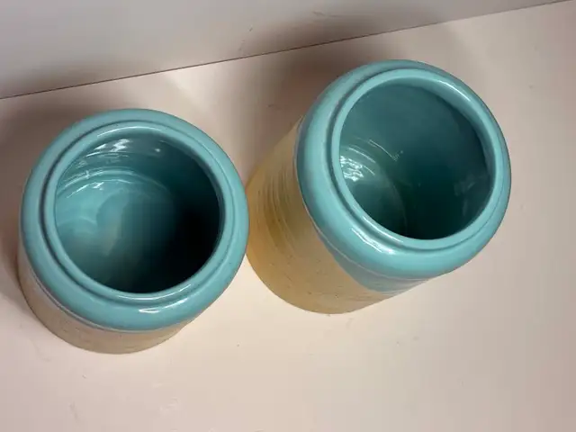 Modern Ceramic Canister Set w/ Gold Handles - Photo 9