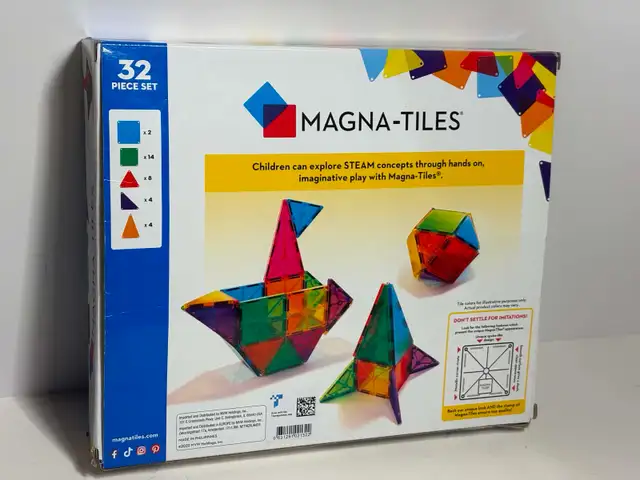 Magna-Tiles Classic 32 Piece Set - Photo 2