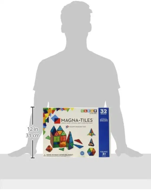 Magna-Tiles Classic 32 Piece Set - Photo 7