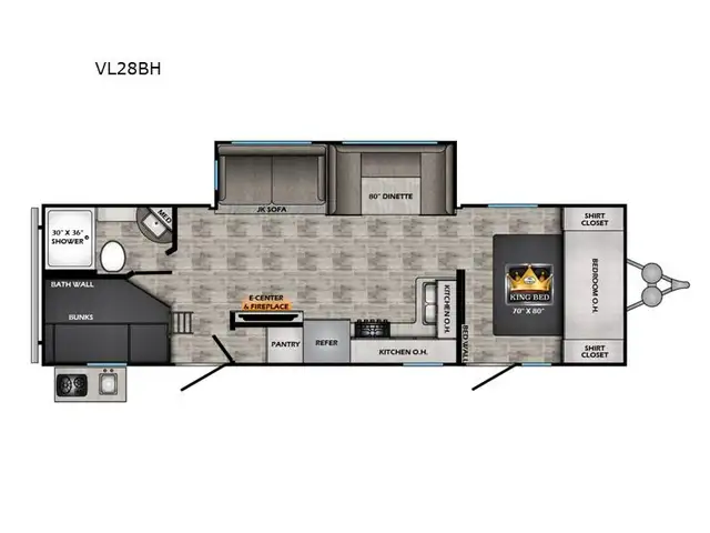2022 Crossroads VOLANTE 22BH SLEEPS 9 | KING BED | BUNKHOUSE... - Photo 4