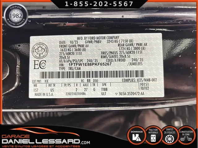 Ford F-150 XLT CREWCAB BOITE 6.5P, MAGS 20P, GPS, DEM DISTANC 20 - Photo 39