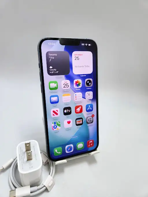 iPhone 14  256gb 85% Blue3 Months Warranty W/Charger - Photo 2