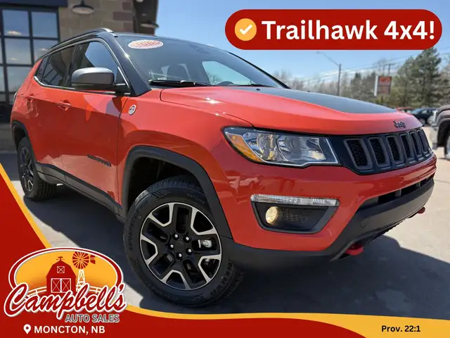 2019 Jeep Compass Trailhawk 4x4! Backup Camera! Htd. Seats!