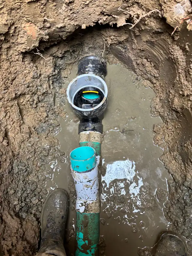 DRAIN SNAKE ROUGH IN WASHROOM SUMP PUMP ISSUE WATERPROOFING WET - Photo 3