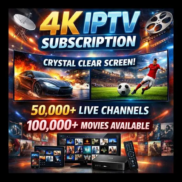 Fastest I.P.T.V Servers - 4K quality