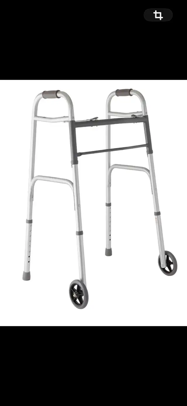 Walker with wheels