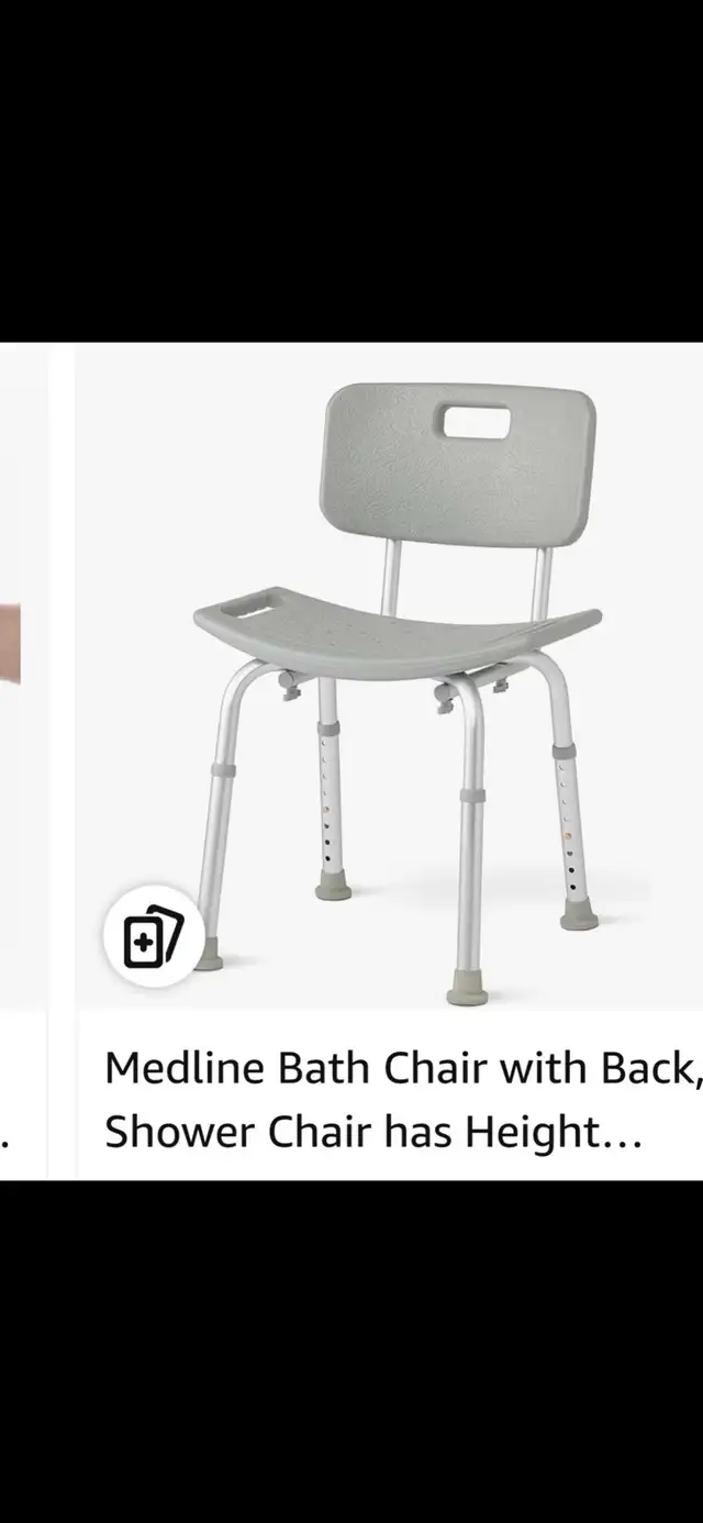 Bath  Chair with Back